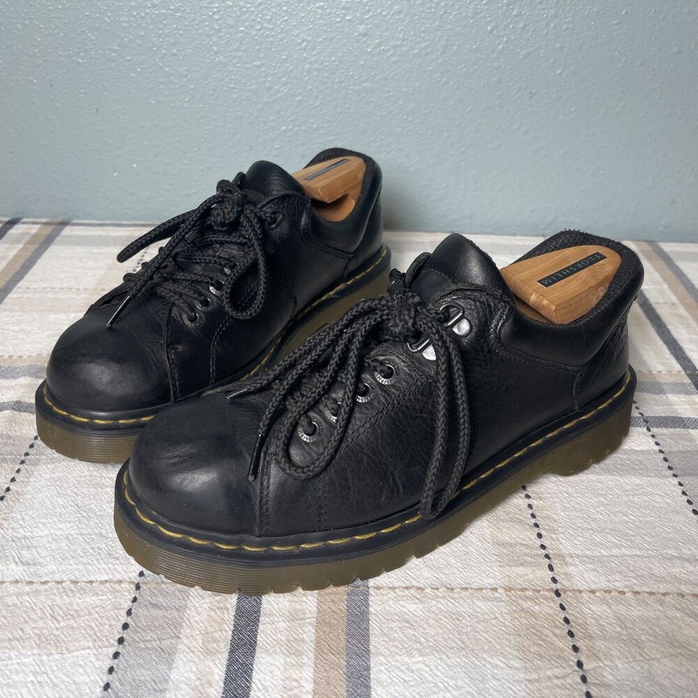 Dr. Martens Vintage Y2K Black Leather Chunky Oxford Shoes Men's US 11 M 10940
